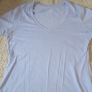 Lavender V-neck